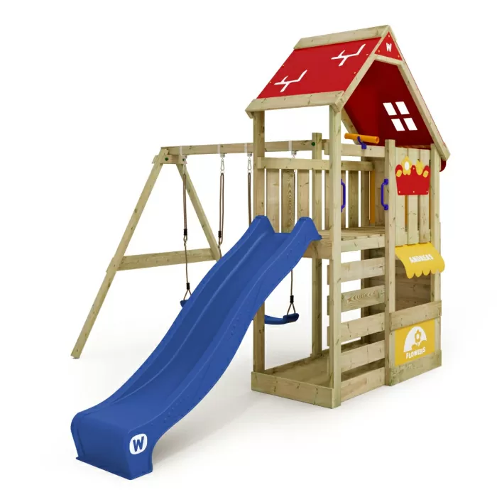 Plac zabaw Wickey CottageFlyer Błękit 821203